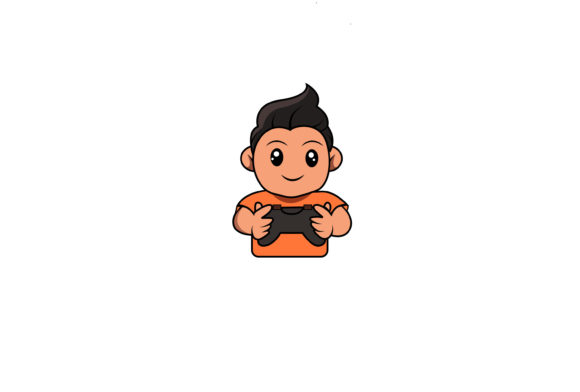 Boy Character Playing Game Embroidery Design Review
