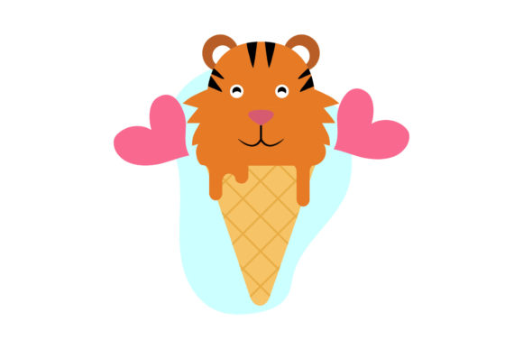 Cute Animal Character Ice Cream Embroidery Design Review