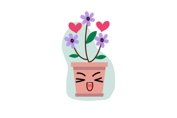 Happy Character Flower Pot Illustration Review: A Designer’s Perspective