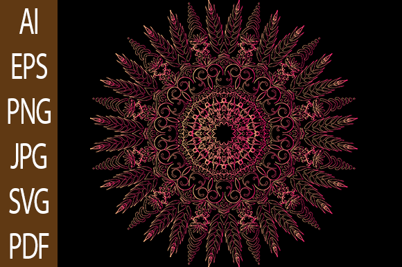 Mandala Vector Design V 71: A Review for Real Embroidery Projects