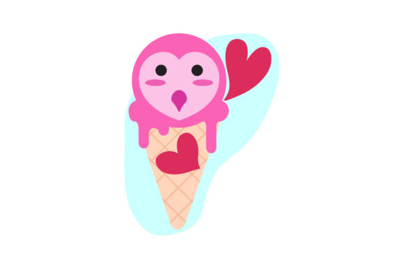 Penguin Animal Ice Cream Character Flat Review