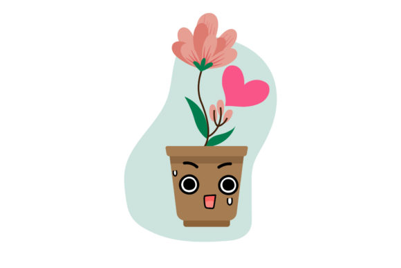 Surprised Flat Character Plant Pot: A Designer’s Perspective