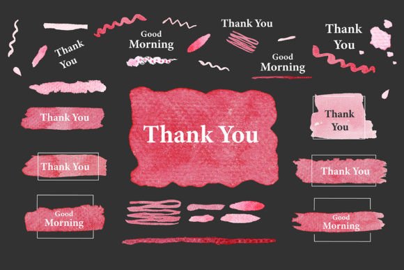 Watercolor Brush Stroke Frame Set Review: A Designer’s Perspective